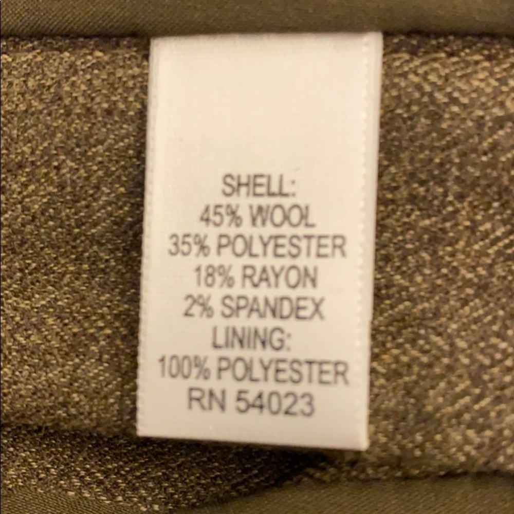 NWT Banana Republic Martin-Fit Brown Stretch Pants - Picture 7 of 12